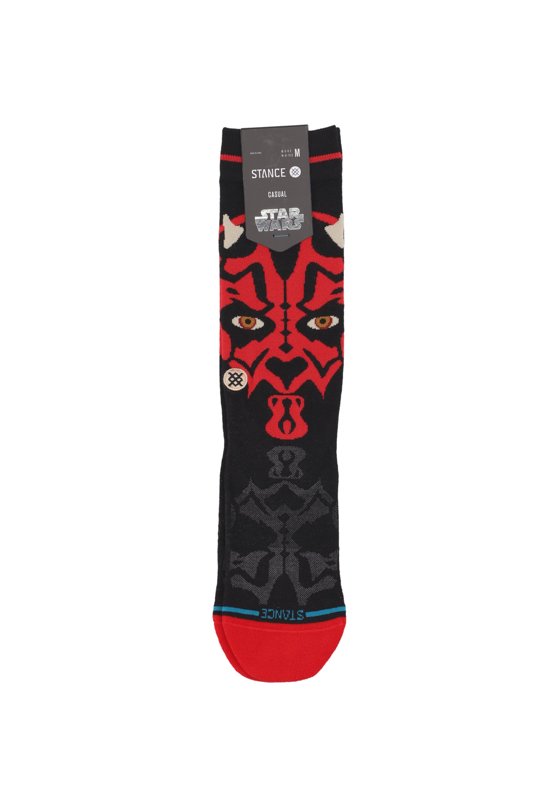 Calza Media Uomo Maul Crew X Star Wars Black