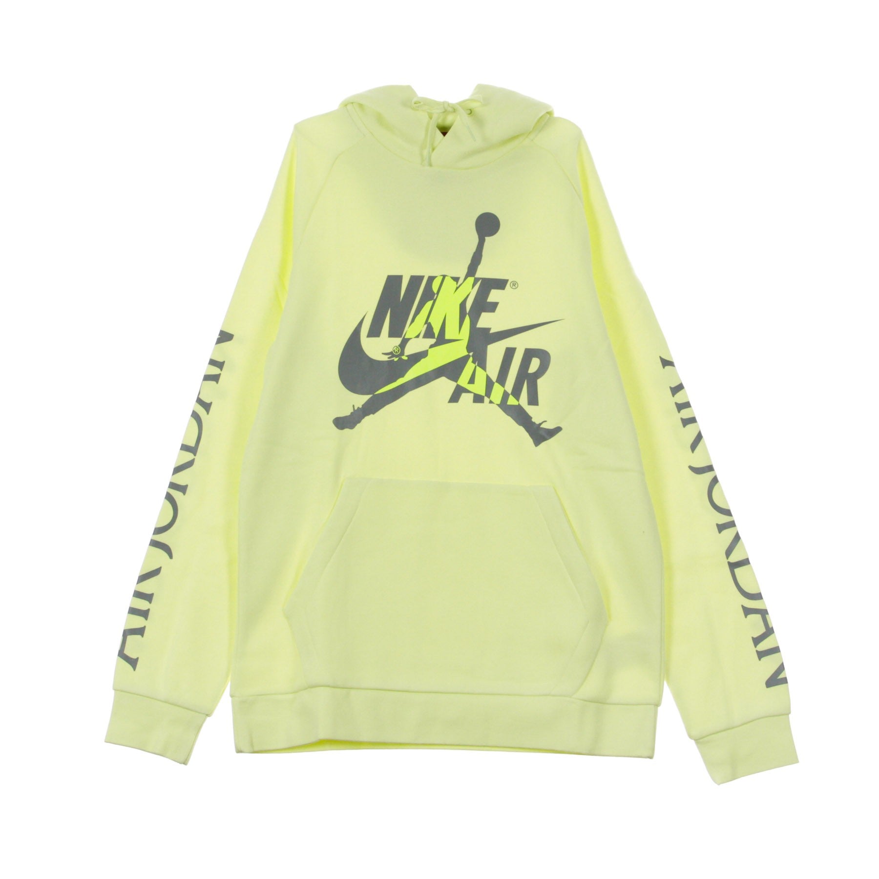 Sweat-shirt à capuche masculin Jumpman Classic Fleece Po Luminous Green / Gunsmoke