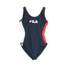 Fila, Costume Intero Donna Jackie, Black Iris/true Red/bright White