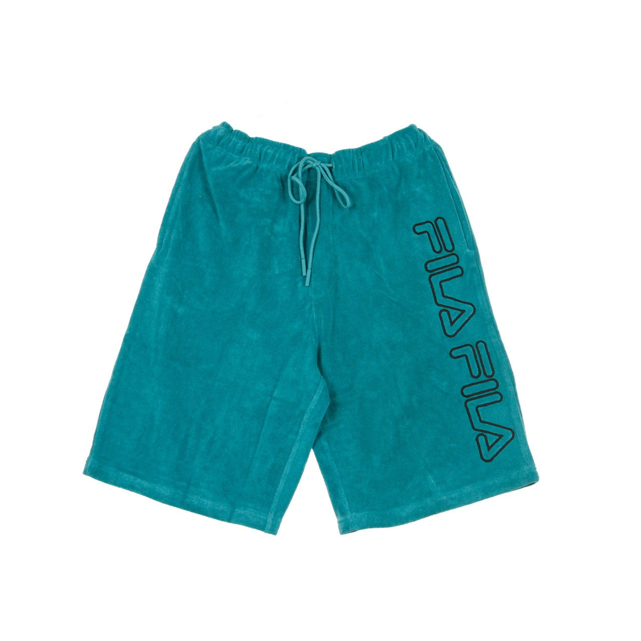 Fila, Pantalone Corto Tuta Uomo Theo Terry Towelling Short, Biscay Bay Teal