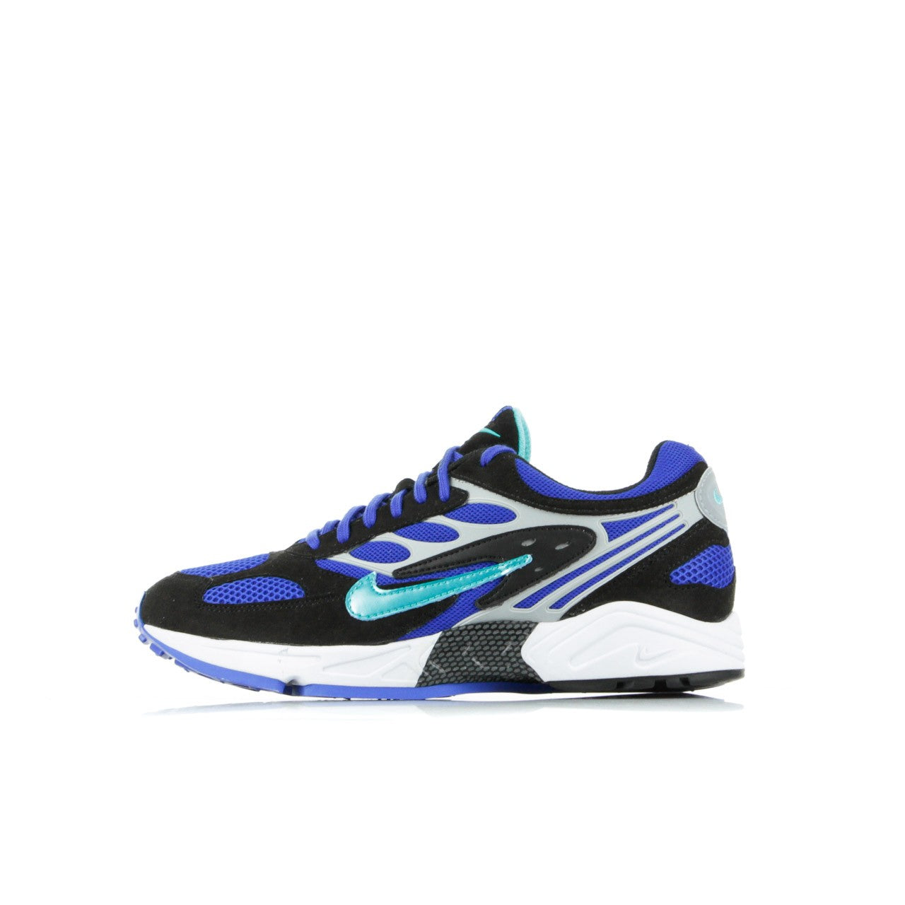 Nike, Scarpa Bassa Uomo Air Ghost Racer, Black/hyper Jade/racer Blue/wolf Grey