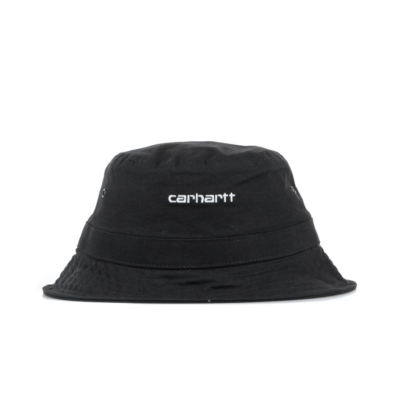 Carhartt Wip, Cappello Da Pescatore Uomo Script Bucket Hat, Black/white
