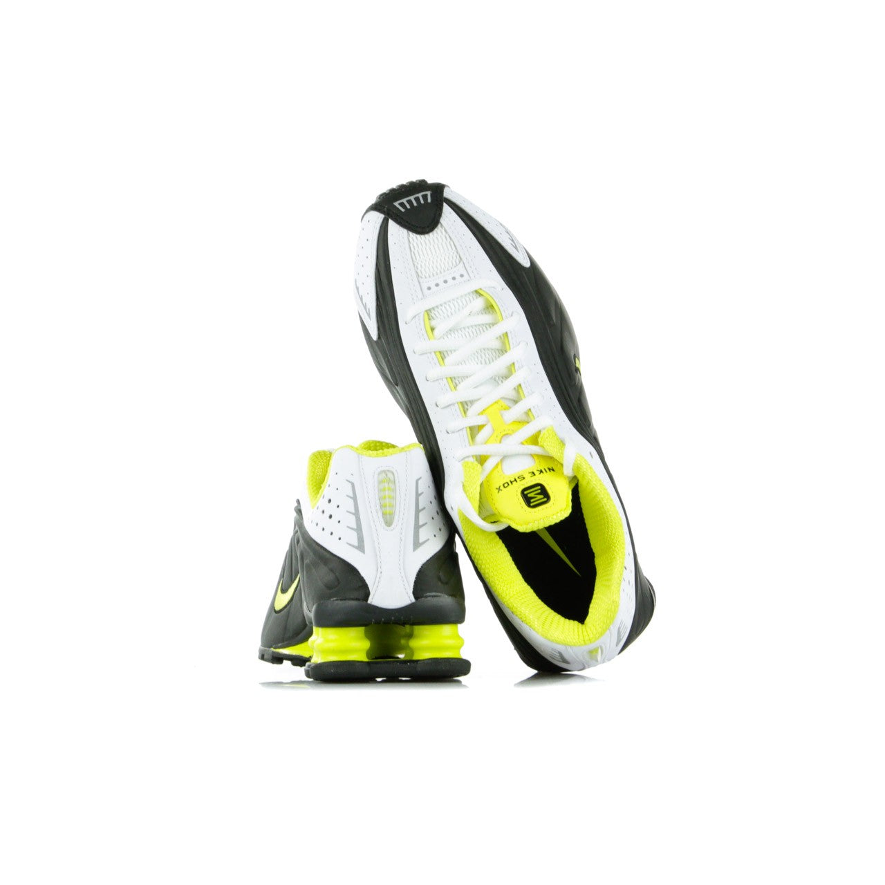 Shox R4 Men's Low Shoe Black/dynamic Yellow/white