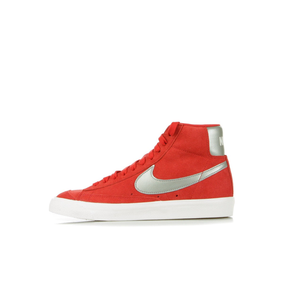 Nike, Scarpa Alta Uomo Blazer 77, University Red/metallic Silver/sail