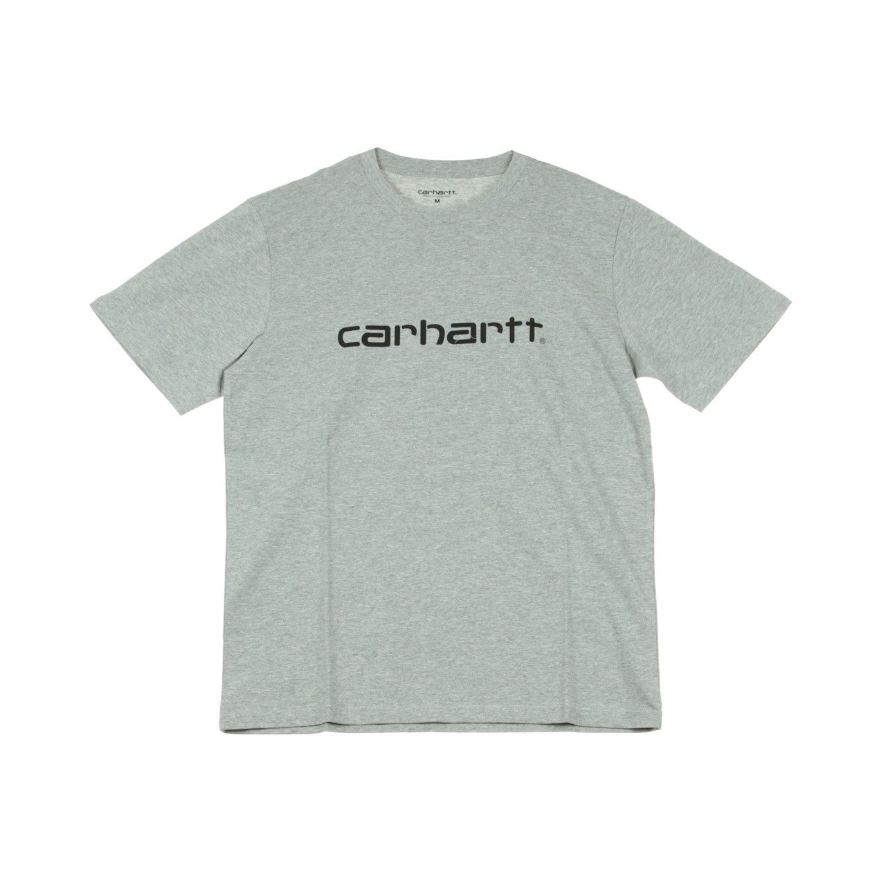 Maglietta Uomo Script Grey Heather/black