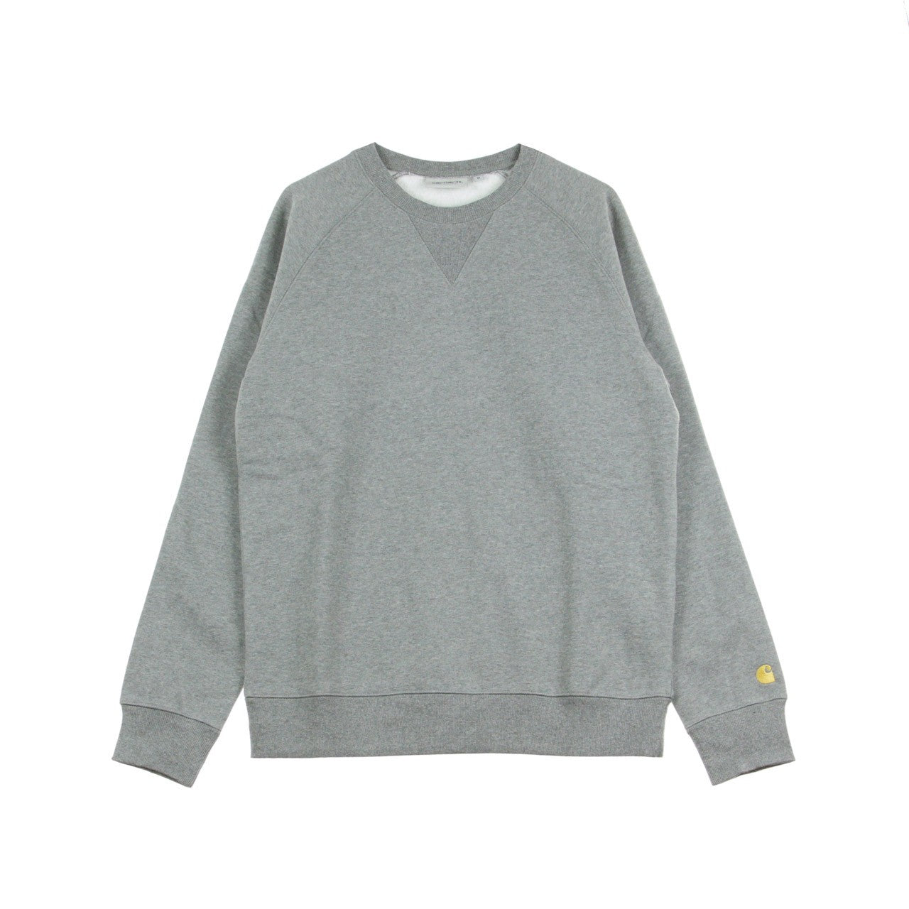 Felpa Girocollo Uomo Chase Sweatshirt Dark Grey Heather/gold