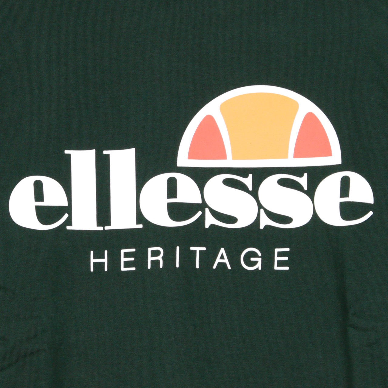 Ellesse, Felpa Leggera Girocollo Corta Uomo Crew Neck Logo, 