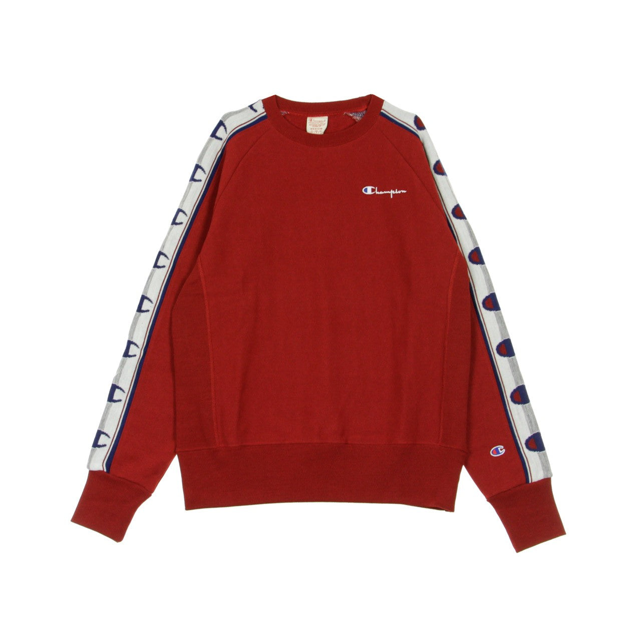 Champion, Felpa Girocollo Uomo Crewneck Sweatshirt, Dark Red