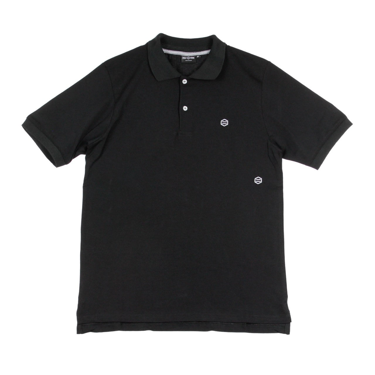 Dolly Noire, Polo Manica Corta Uomo Black Polo, Black