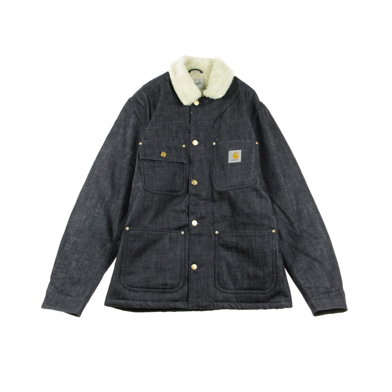 Carhartt Wip, Giubbotto Jeans Uomo Fairmount Coat, Blue Rigid