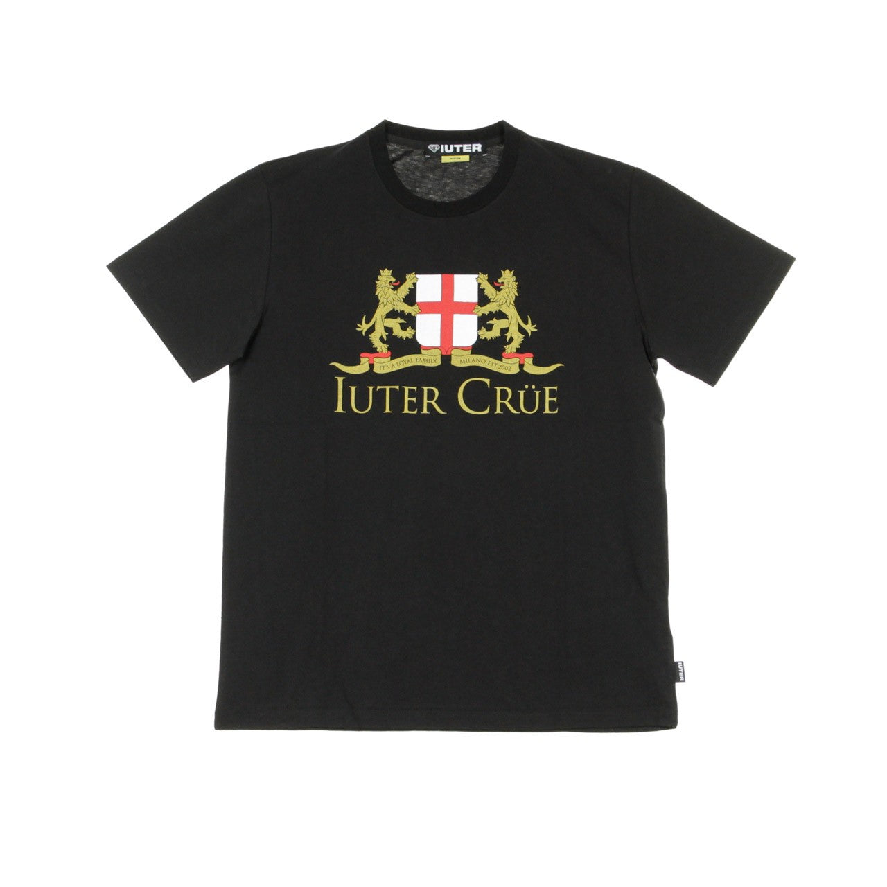 Iuter, Maglietta Uomo Loyal Family Tee, Black