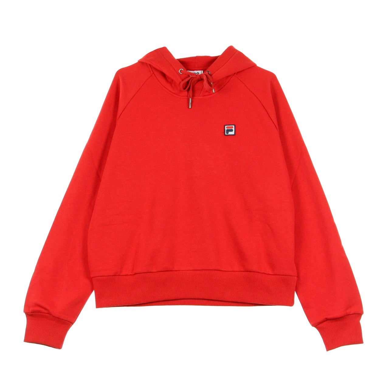 Floresha True Red Women's Cropped Hoodie