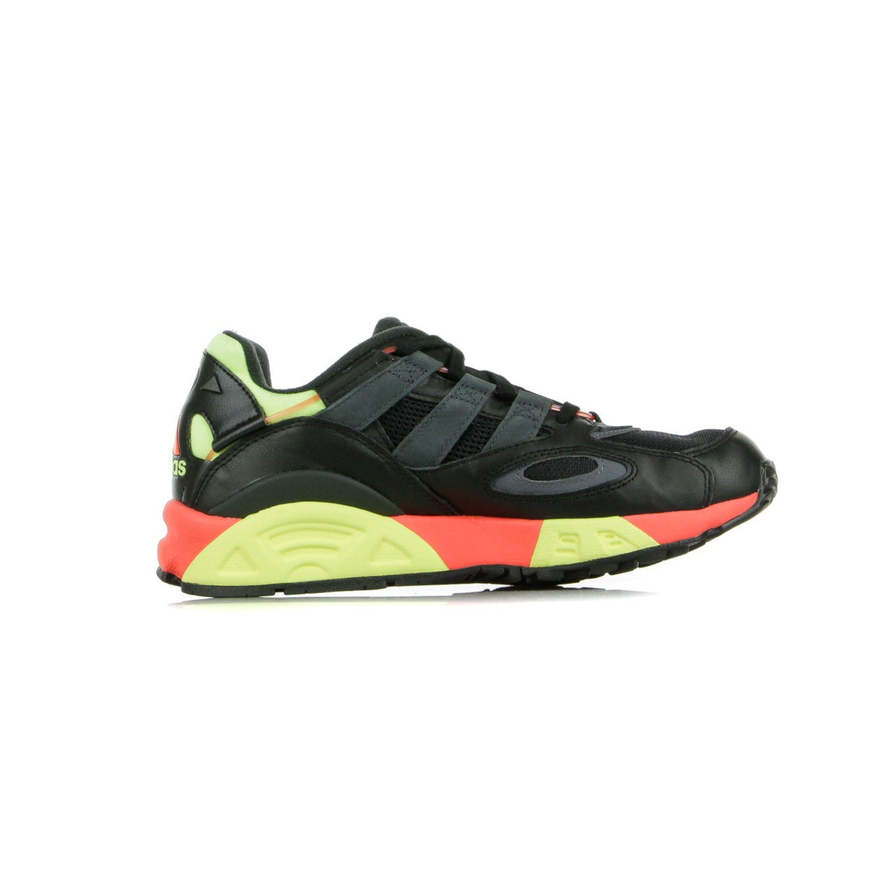 Adidas, Scarpa Bassa Uomo Lxcon 94, Core Black/grey Six/solar Red