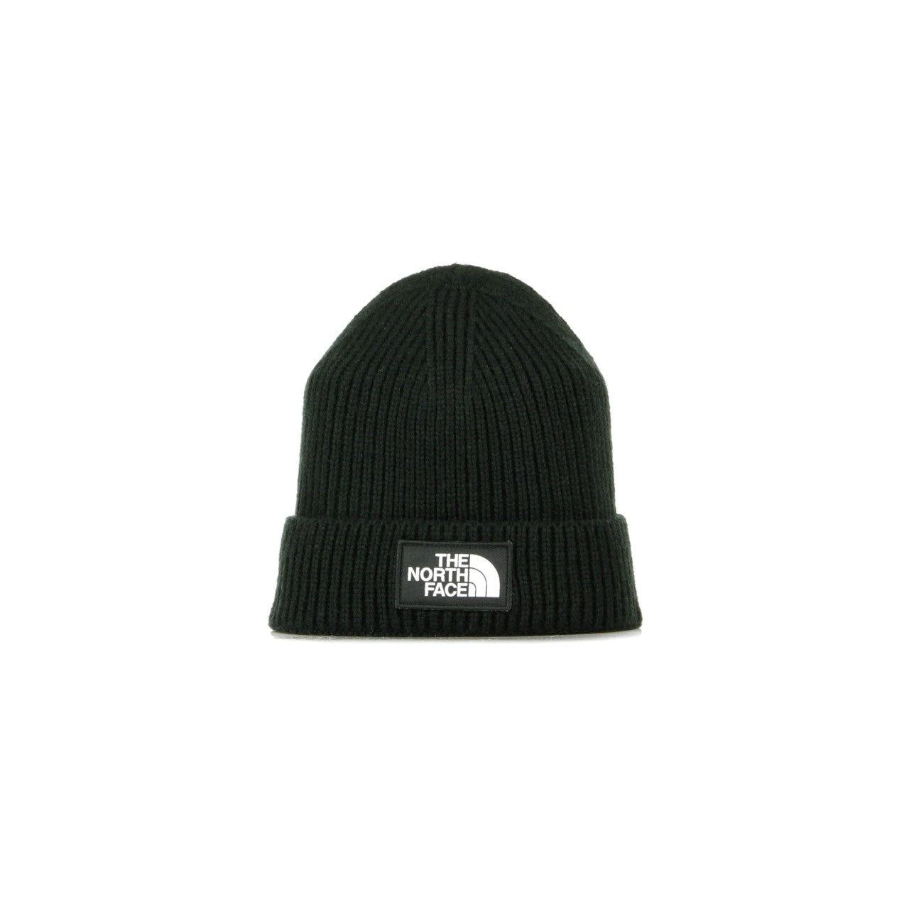 Men's Hat Logo Box Cuffed Beanie Tnf Black