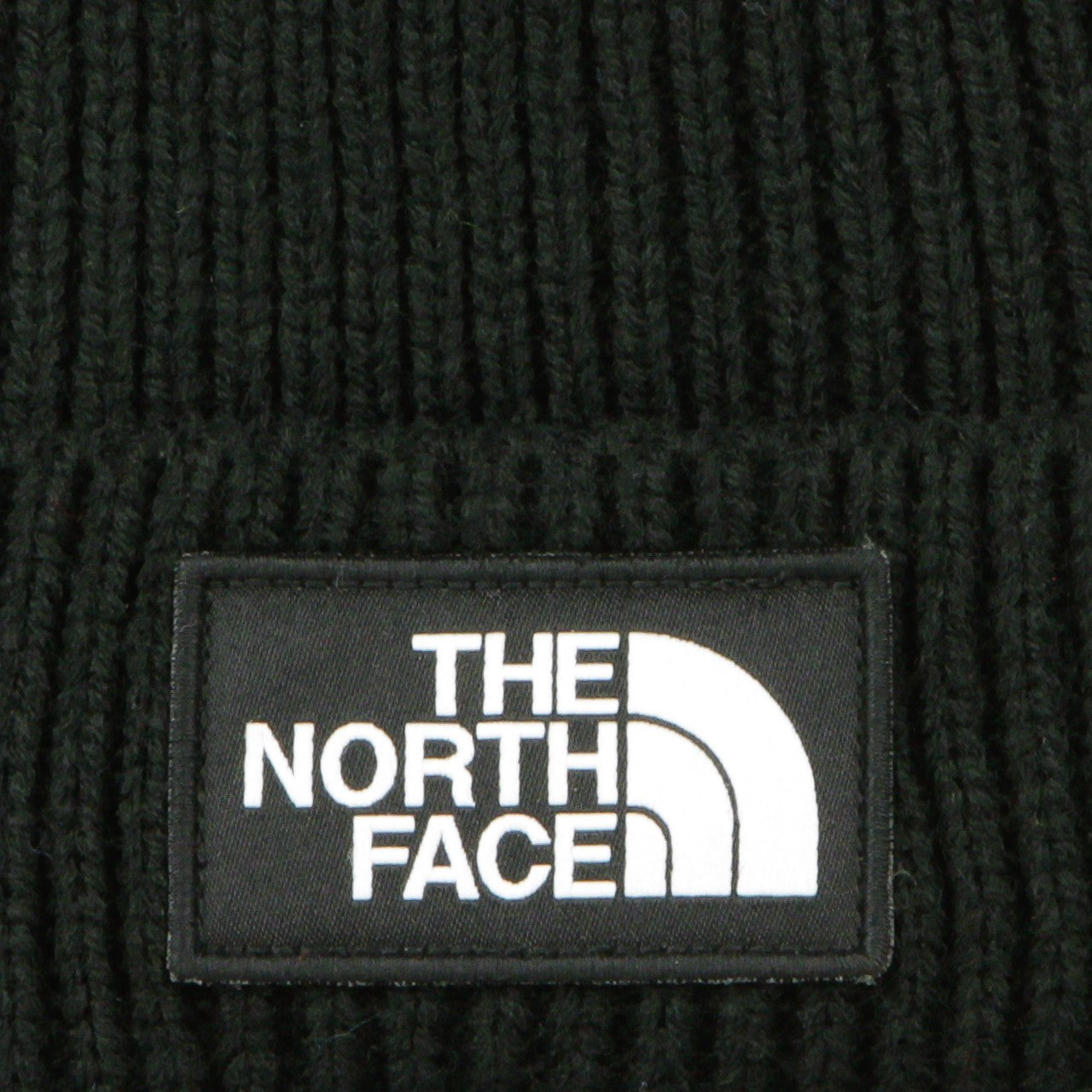 Men's Hat Logo Box Cuffed Beanie Tnf Black