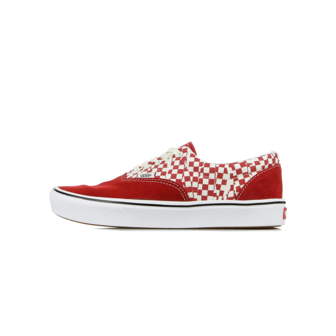 Vans, Scarpa Bassa Uomo Comfy Cush Era Tear Check, Racing Red/true White