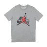 Jordan, Maglietta Uomo Jm Classics Crew, Carbon Heather/gym Red