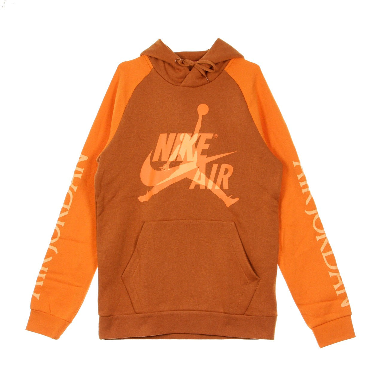 Sweat-shirt à capuche masculin Jumpman Classic Fleece Po Dark Russet / Starfish / Starfish