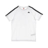 Kappa, Maglietta Uomo Banda Coen Slim, White/black