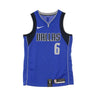 Nike Nba, Canotta Basket Uomo Nba Swingman Jersey Icon Edition No 6  Kristaps Porginzis Dalmav Road, Game Royal/college Navy