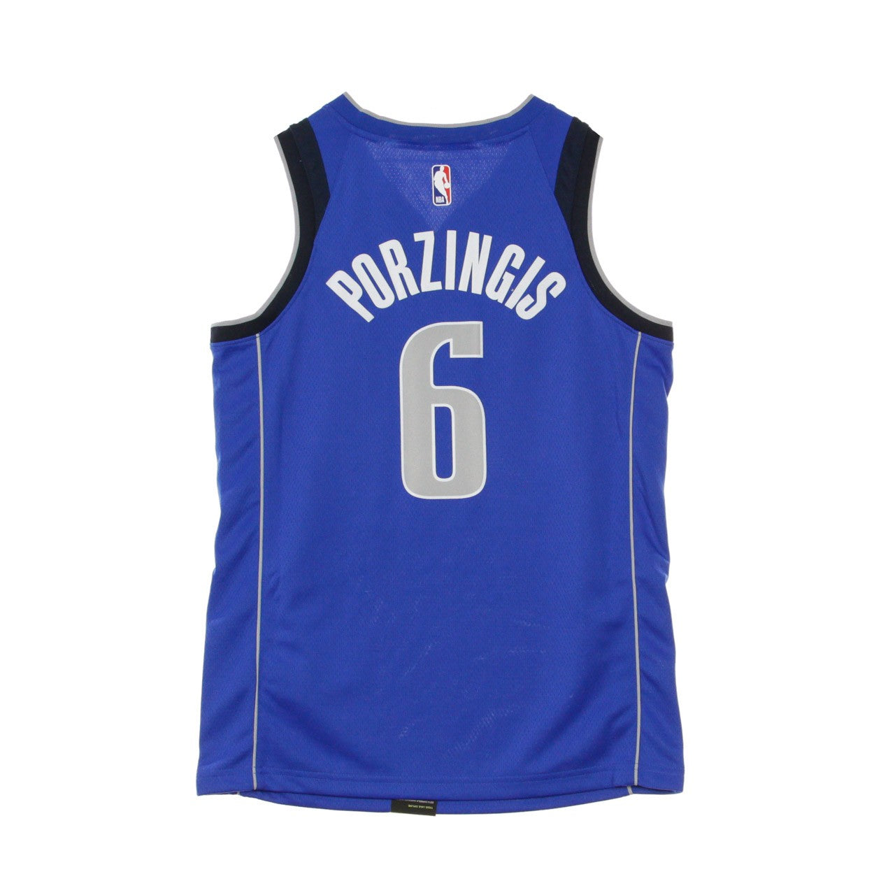 Nike Nba, Canotta Basket Uomo Nba Swingman Jersey Icon Edition No 6  Kristaps Porginzis Dalmav Road, 