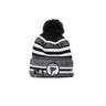 New Era, Cappello Pom Pom Uomo Nfl19 Sport Knit Home Atlfal, Black/white