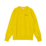 Champion, Felpa Girocollo Uomo Reverse Weave, Yellow