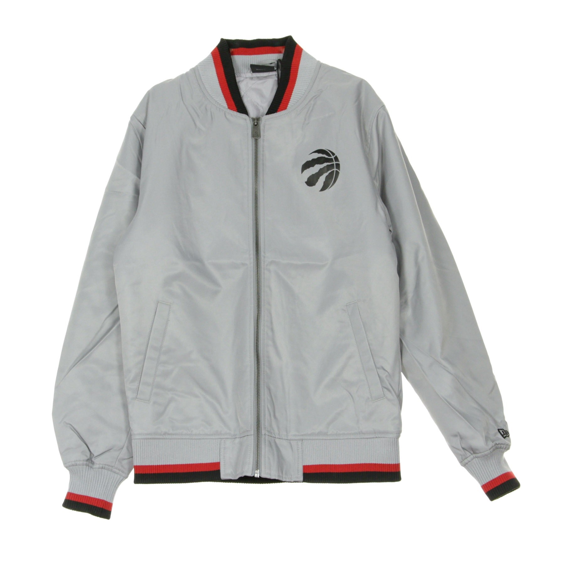 New Era, Giubbotto Bomber Uomo Nba Team Apparel Varsity Torrap, Gray/original Team Colors