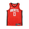 Nike Nba, Canotta Basket Uomo Nba Swingman Jersey Icon Edition No 13 Harden James Houroc Road, University Red