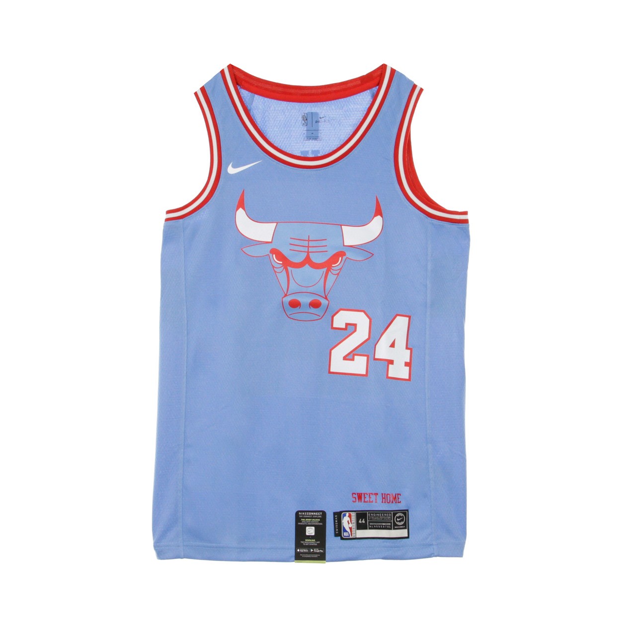 Nike Nba, Canotta Basket Uomo Nba Swingman Jersey City Edition No 24 Lauri Markkanen Chibul, Valor Blue