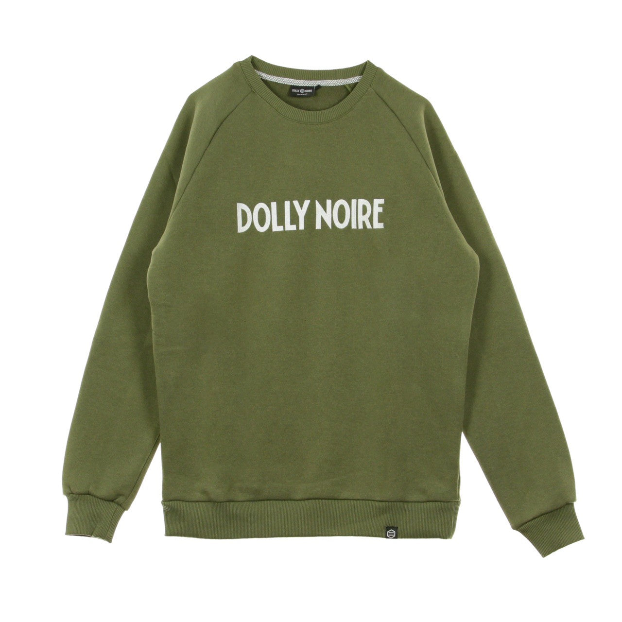 Dolly Noire, Felpa Girocollo Uomo Logo Capital Crewneck, Olive