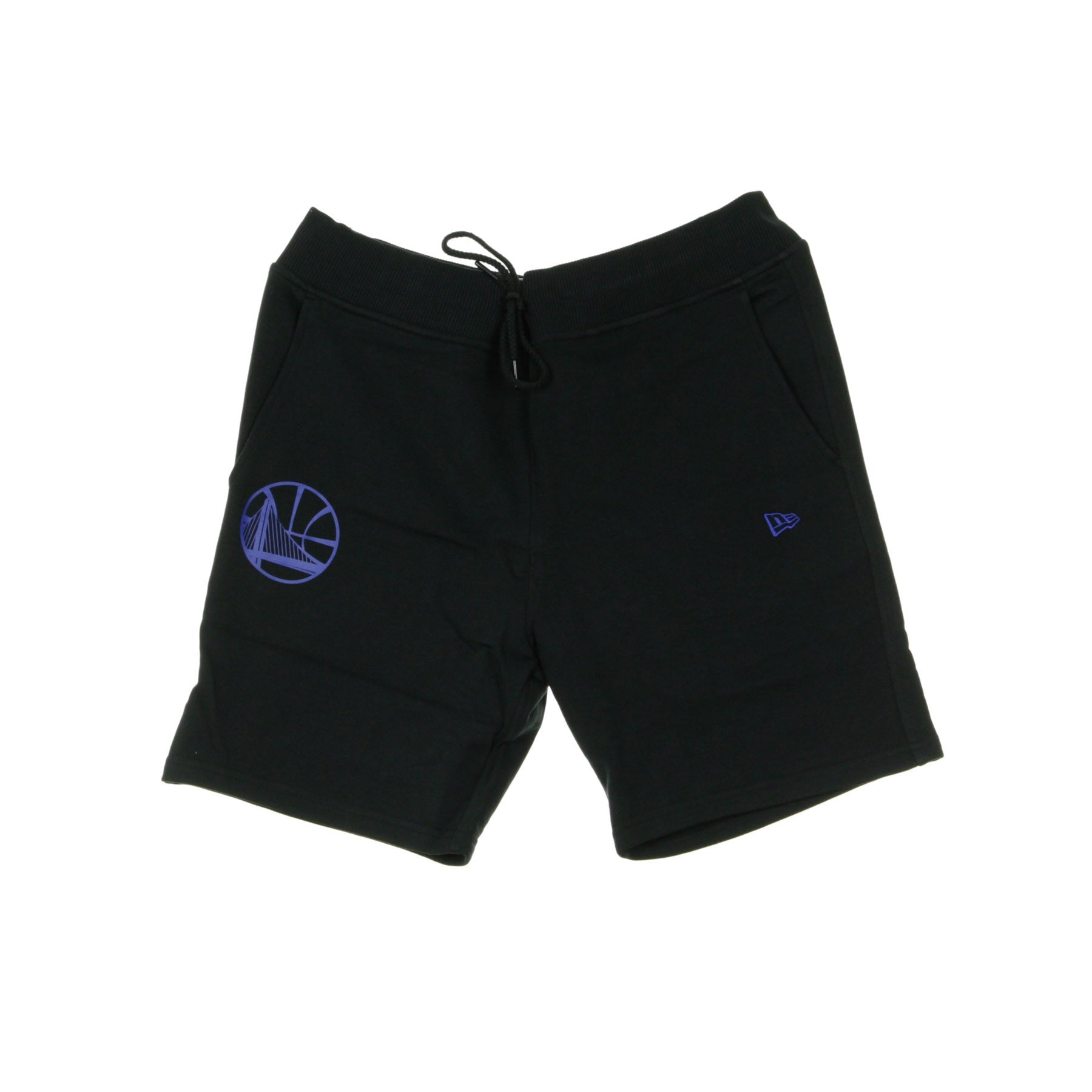 New Era, Pantalone Corto Tuta Uomo Nba Team Apparel Pop Logo Short Golwar, Black/original Team Colors