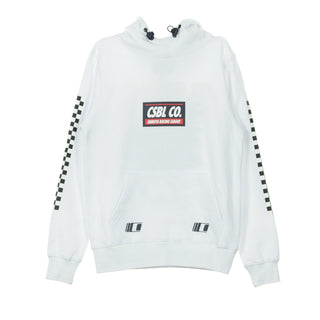 Cayler & Sons, Felpa Cappuccio Uomo Downtown Hoody, White/black