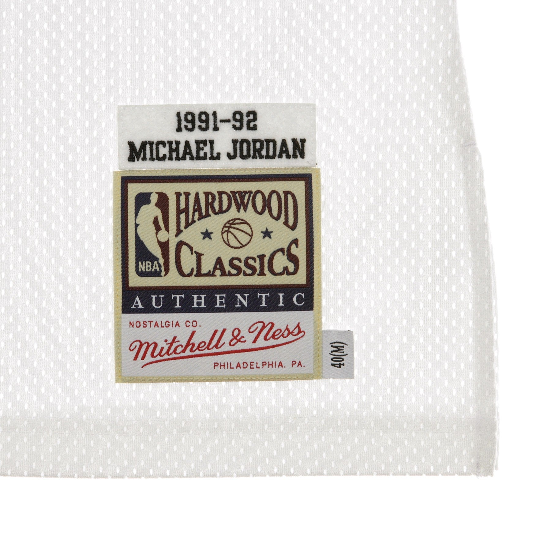 Men's Basketball Tank Top Nba Authentic Jersey Hardwood Classics Michael Jordan No.23 1991-92 Chibul Home White/original Team Colors