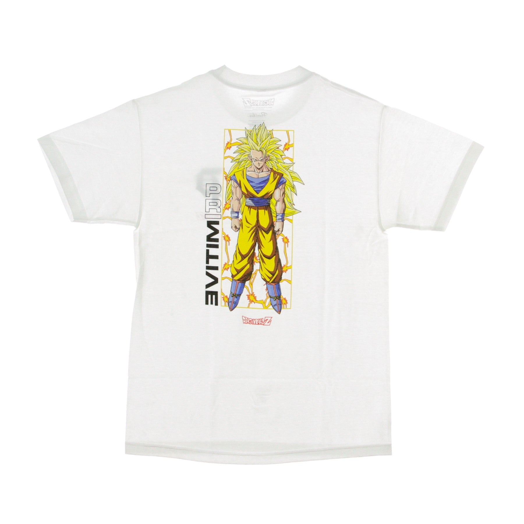 Goku Glow Tee X Dragonballz White Men's T-Shirt