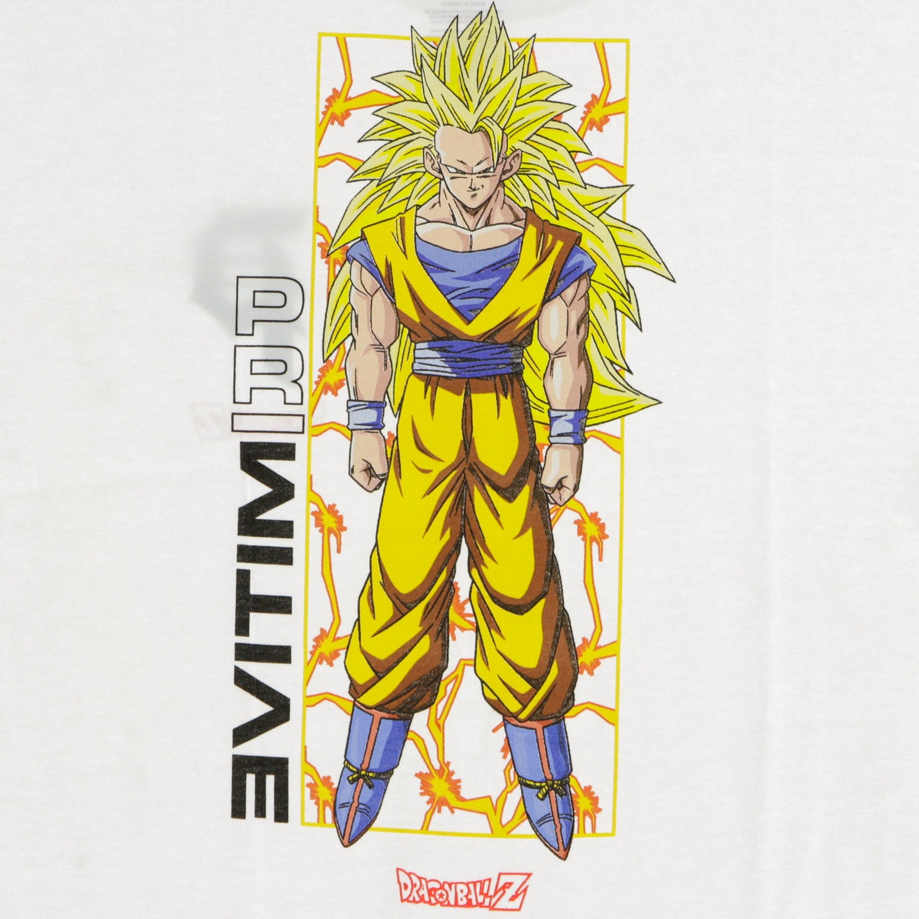 Goku Glow Tee X Dragonballz Weißes Herren-T-Shirt