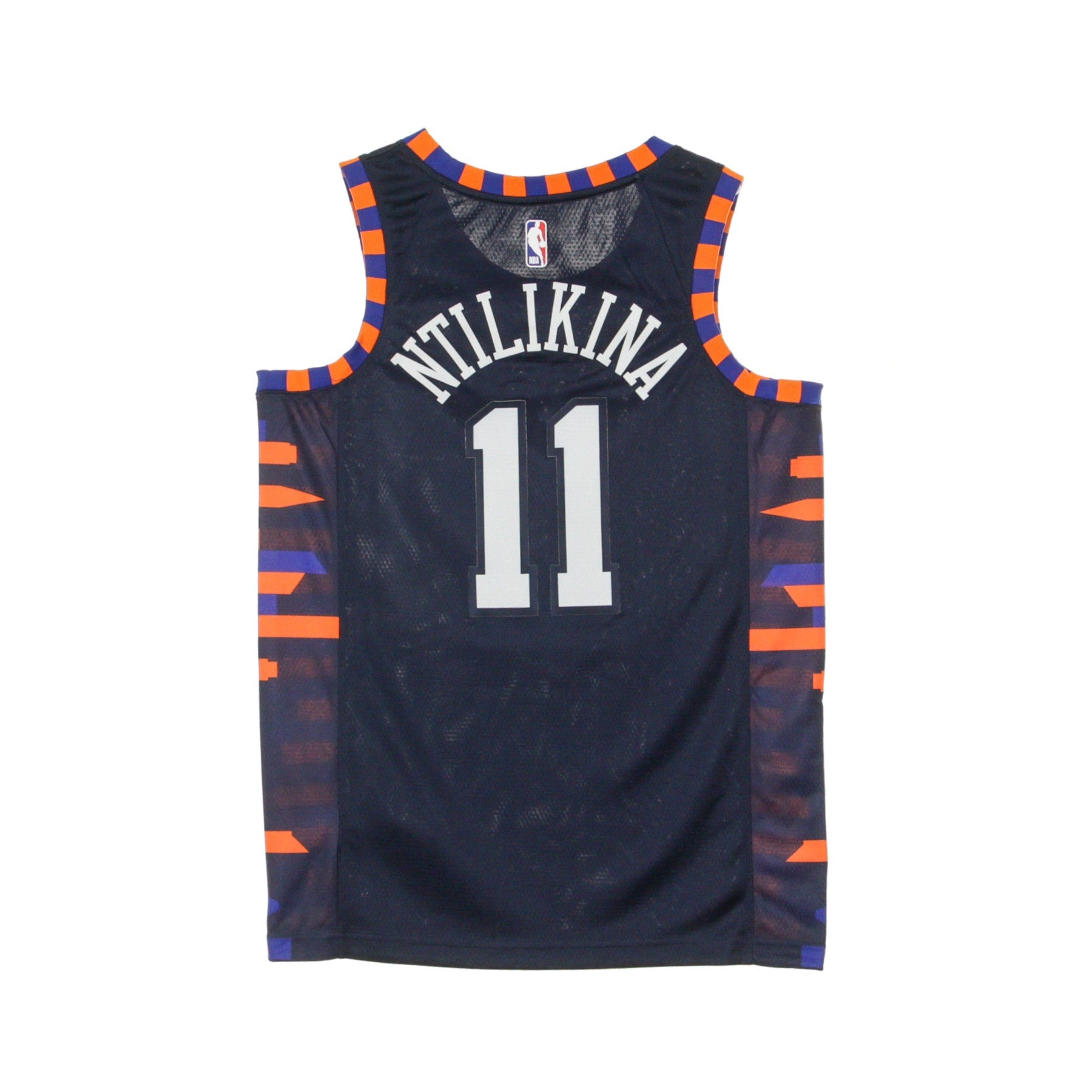 Nike Nba, Canotta Basket Uomo Nba Swingman Jersey City Edition No 11 Frank Ntilikina Neykni, 