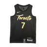 Nike Nba, Canotta Basket Uomo Nba Swingman Jersey City Edition No 7 Kyle Lowry Torrap, Black