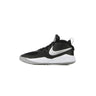 Nike, Scarpa Alta Ragazzo Team Hustle D9 (gs), Black/metallic Silver/wolf Grey/white