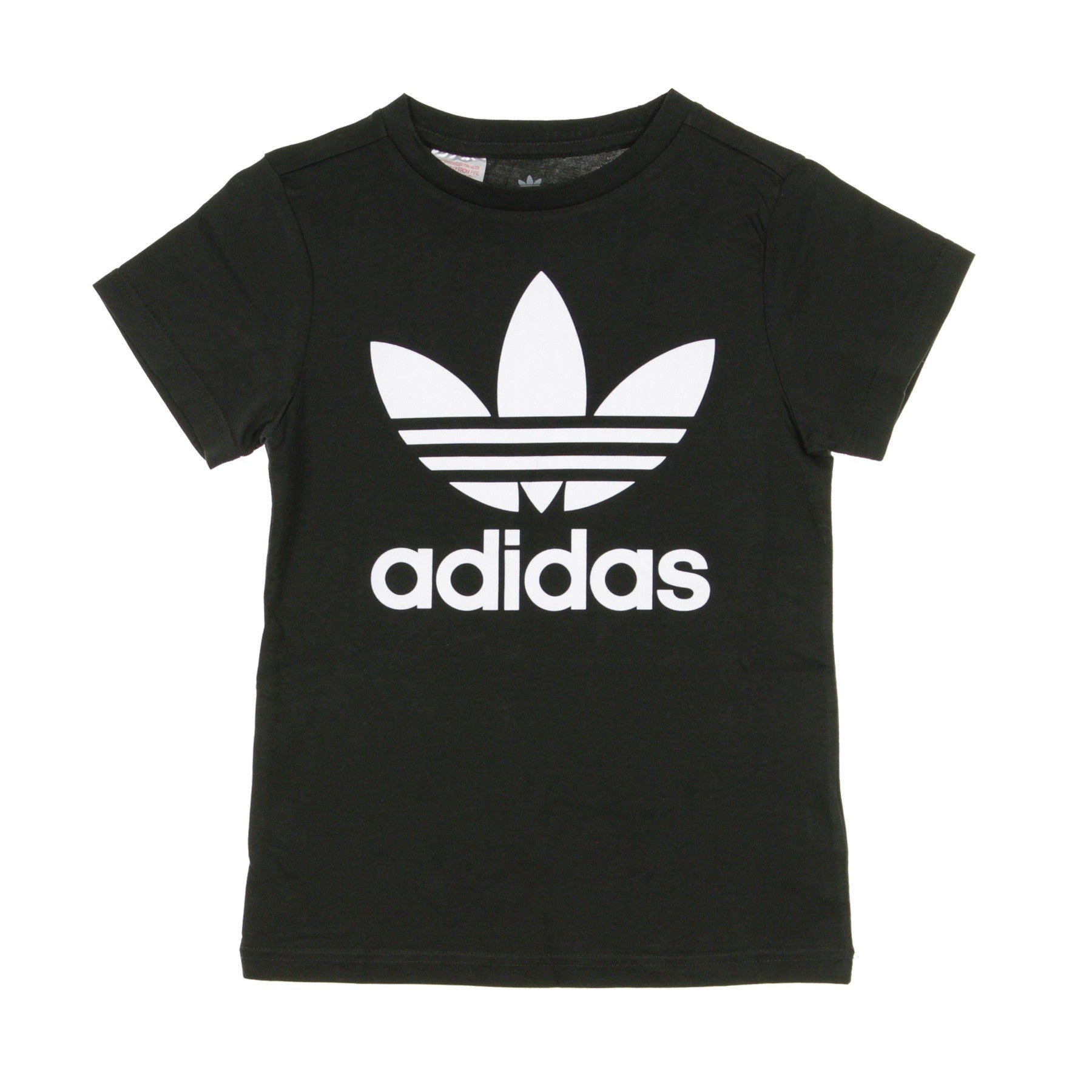 Adidas, Maglietta Ragazzo Trefoil Tee, Black/white