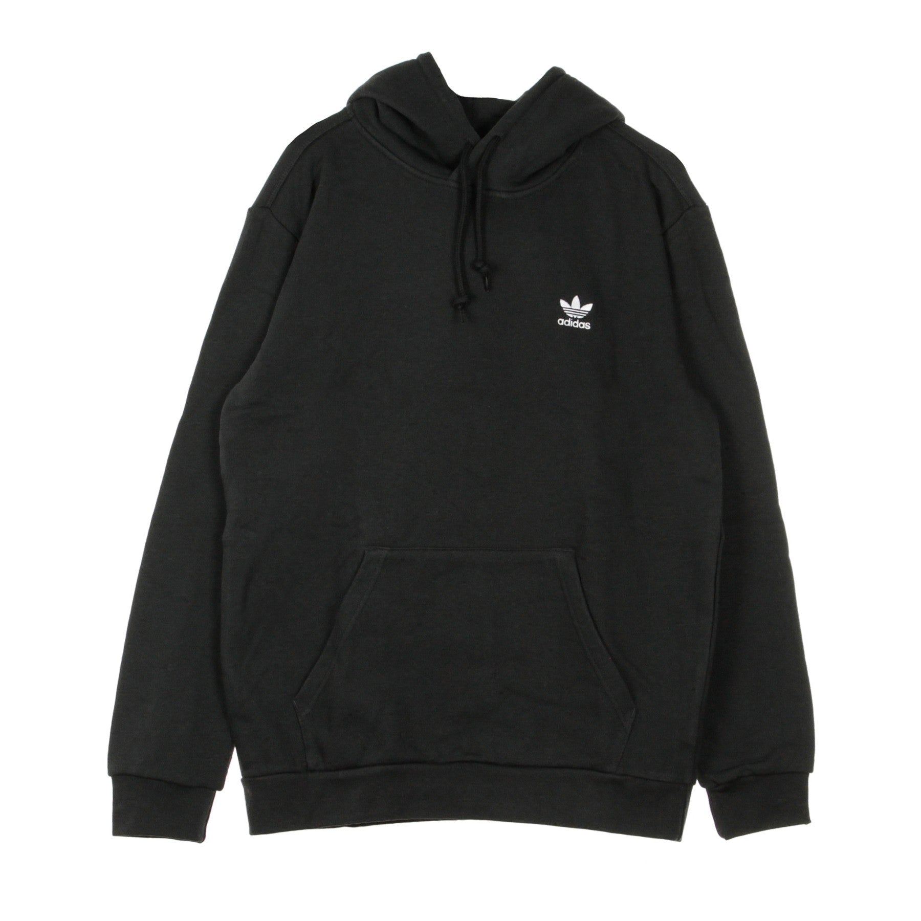 Adidas, Felpa Leggera Cappuccio Uomo Essential Hoody, Black