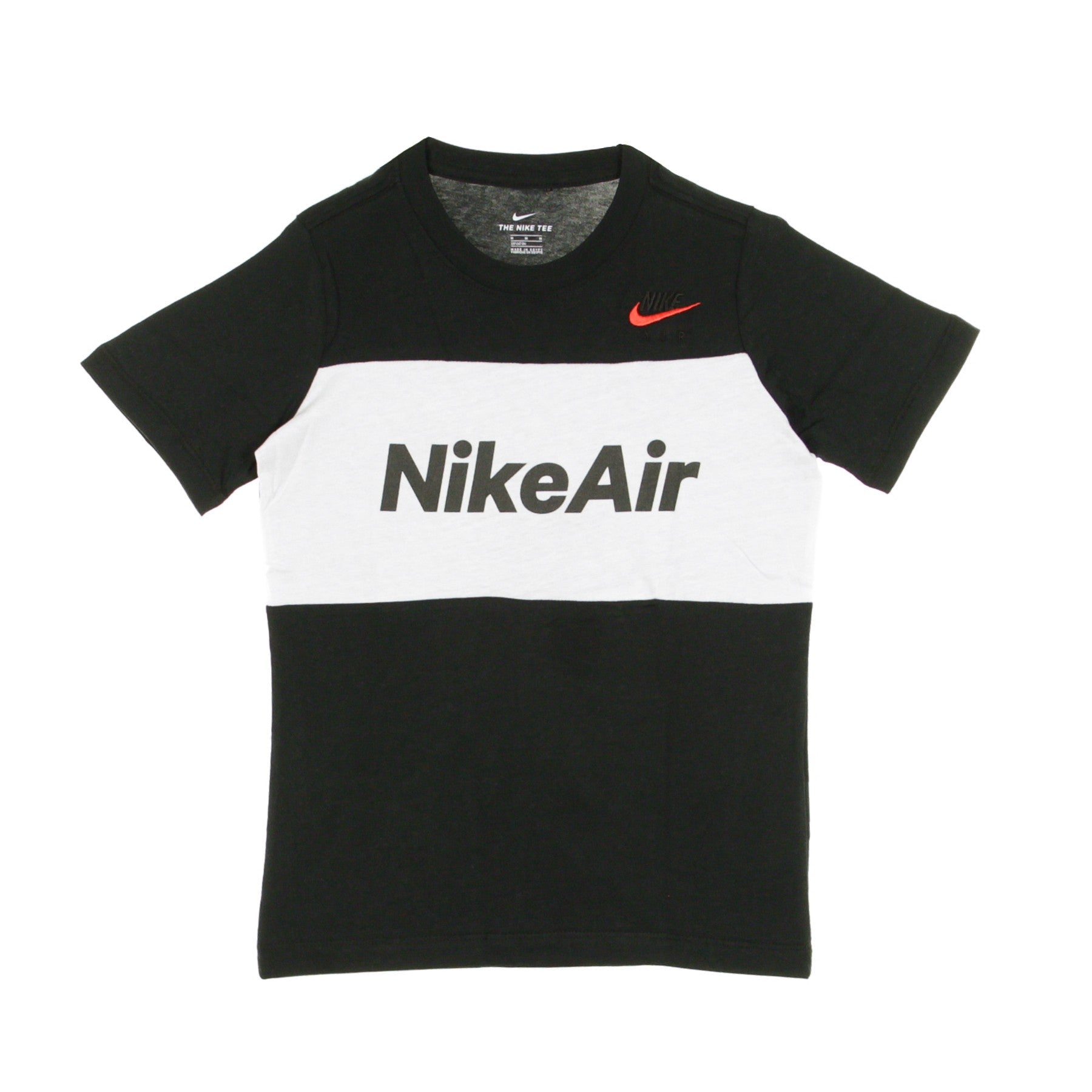 Nike, Maglietta Ragazzo Nike Air Tee, Black/white