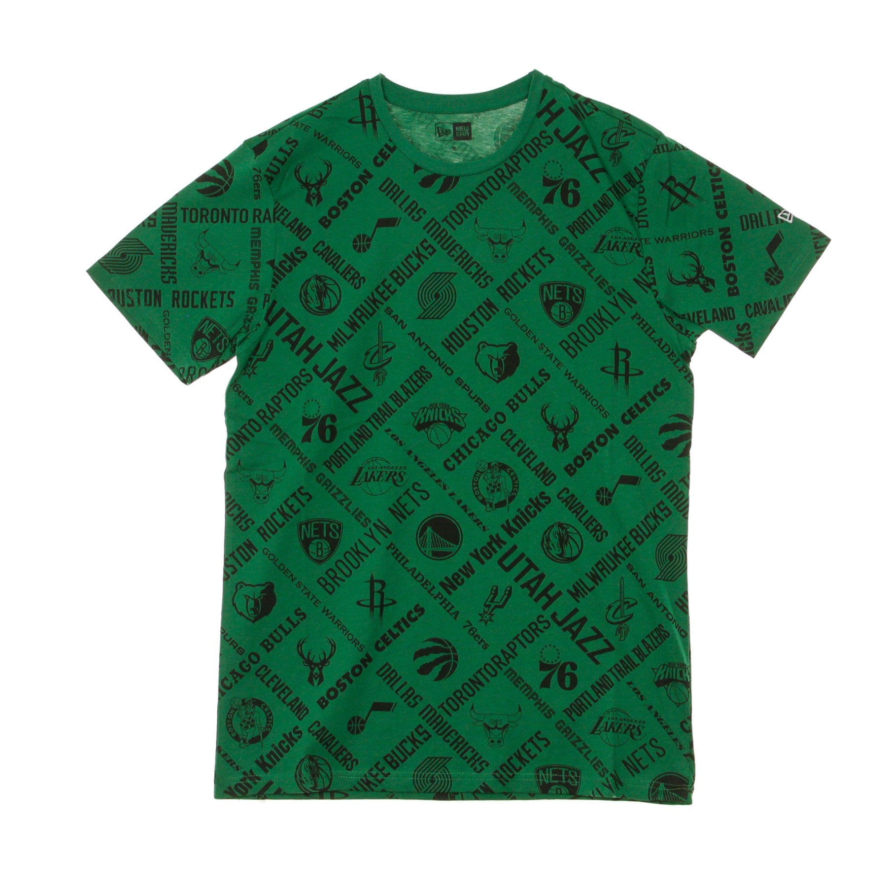 Maglietta Uomo Nba All Over Print Tee All Teams Otc Kelly Green