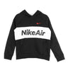 Nike, Felpa Cappuccio Ragazzo Air Hoodie, Black/black/white/university Red