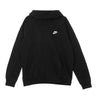 Nike, Felpa Leggera Cappuccio Donna Essential Funnel, Black/white