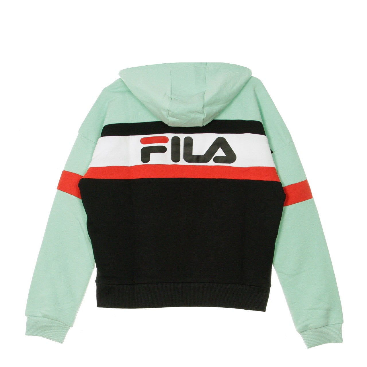 Fila, Felpa Leggera Cappuccio Corta Donna Ella, 