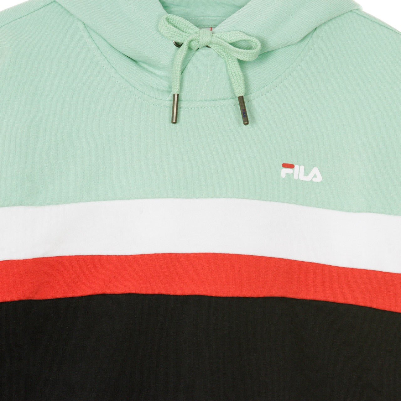 Fila, Felpa Leggera Cappuccio Corta Donna Ella, 