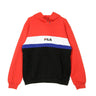 Fila, Felpa Cappuccio Uomo Radomir Hoody, True Red/black/bright White/mazarine Blue