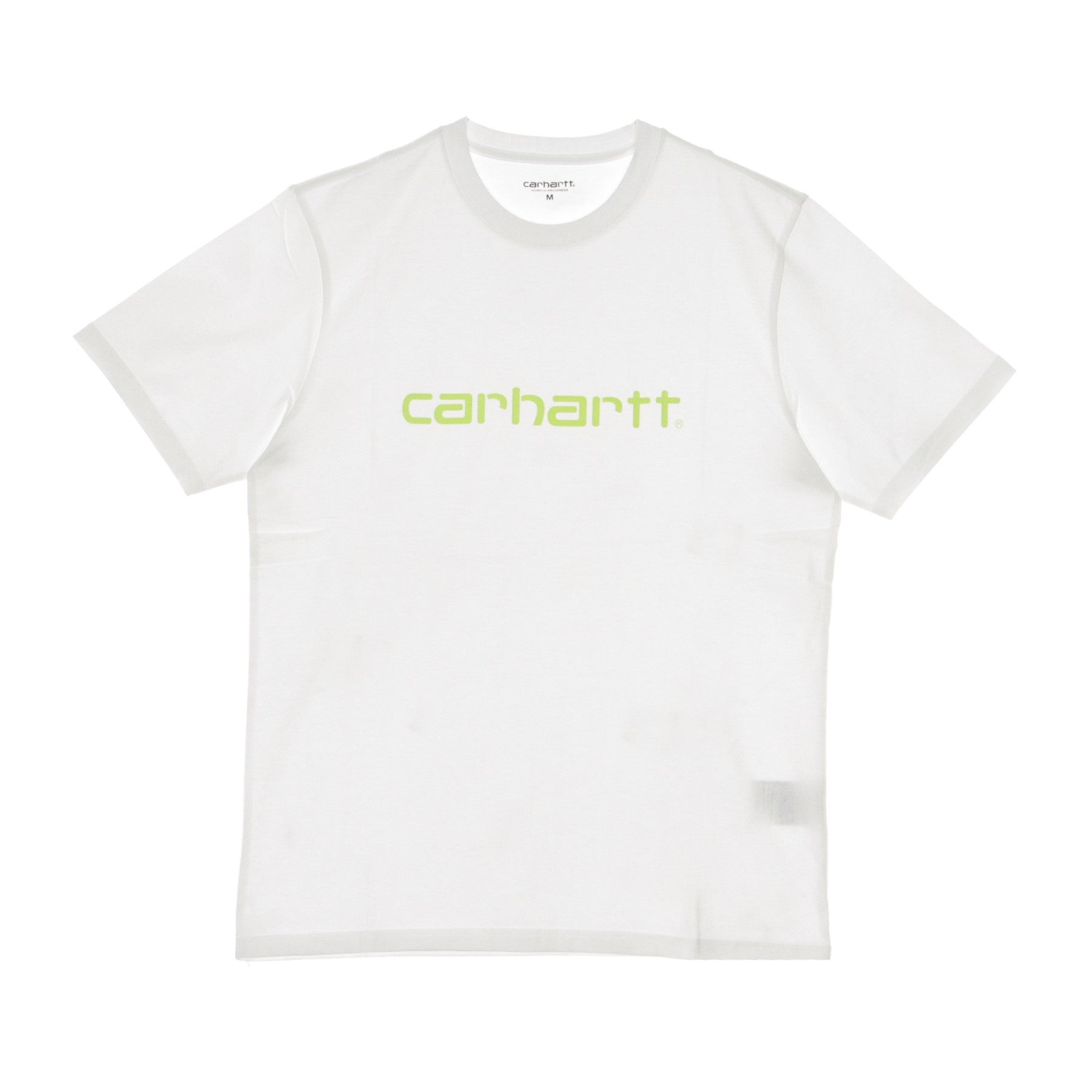 Maglietta Uomo Script White/lime