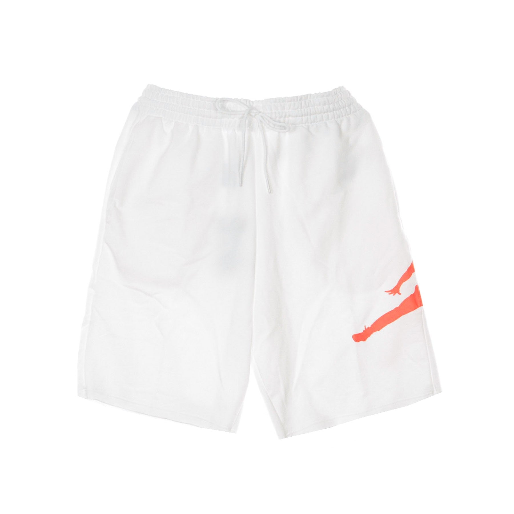 Pantalone Corto Tuta Uomo Jumpman Air Fleece Short White/infrared 23